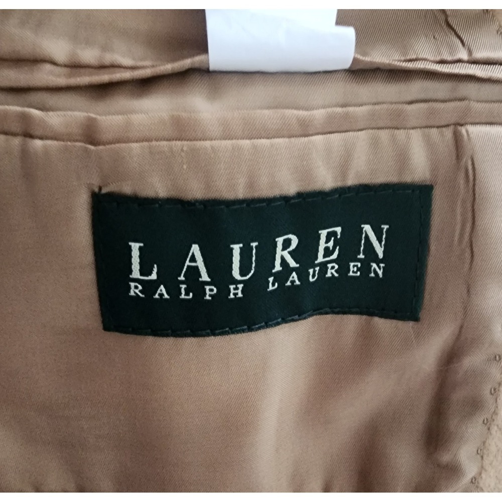 Lauren Ralph Lauren Men's Tan Camel Hair 2 Button Sports Coat Size 42 Short - Picture 3 of 5